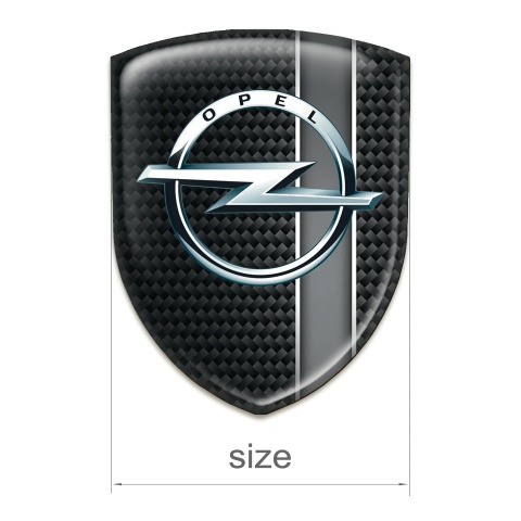 Opel Silicone Emblem dark with Grey Band Edition 