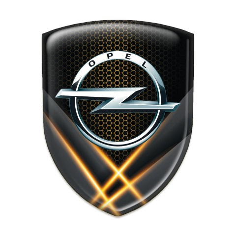 Opel Resin Sticker Orange Lights Effect 