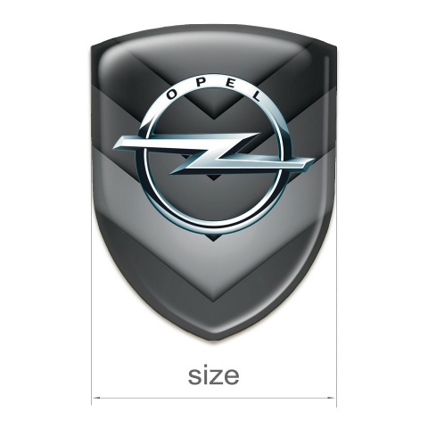 Opel Emblem Interior Gray Shades V Shape Details 