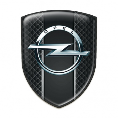 Opel Silicone Badge Premium Quality dark Grid edition 