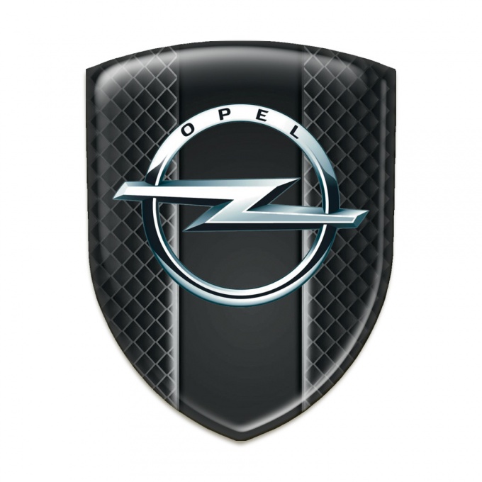 Opel Silicone Badge Premium Quality dark Grid edition 