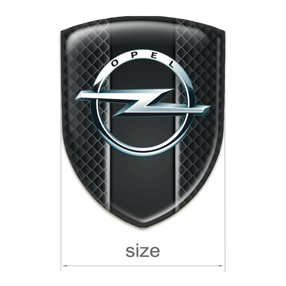 Opel Silicone Badge Premium Quality dark Grid edition | Domed Emblems ...