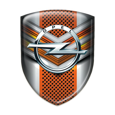 Opel Tuning Emblem Metal with Copper Elements Edition 