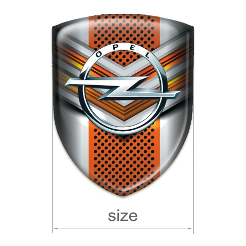 Opel Tuning Emblem Metal with Copper Elements Edition 