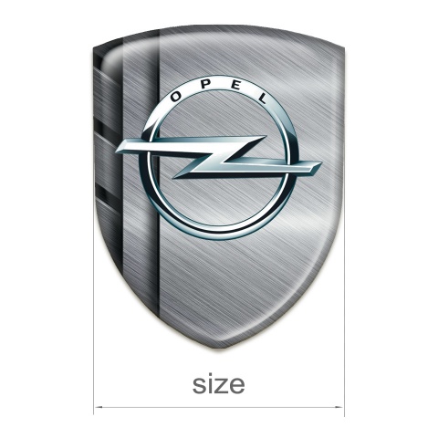 Opel Resin Sticker Steel Plates Effect 