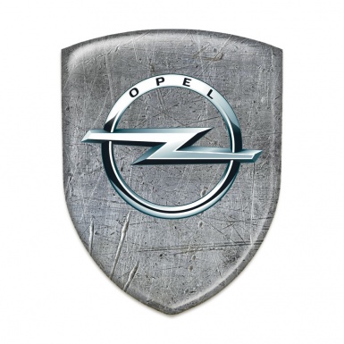 Opel 3D Gel Emblem Stone Effect Design