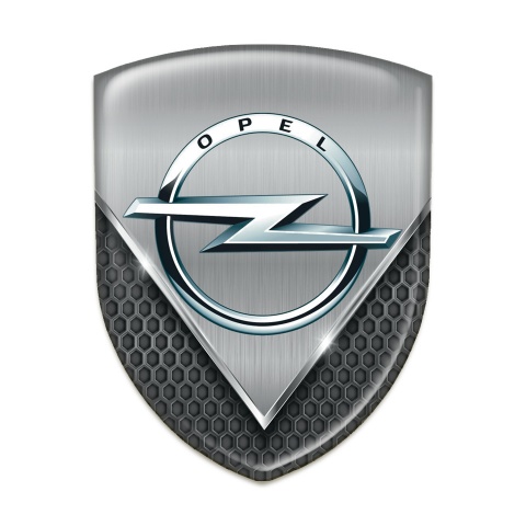 Opel Emblem Interior Dark Mesh with Aluminium Sheet Design
