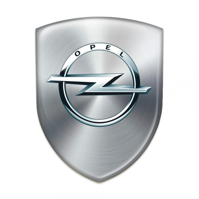 Opel Self Adhesive Car logo Emblem Silver Edition 