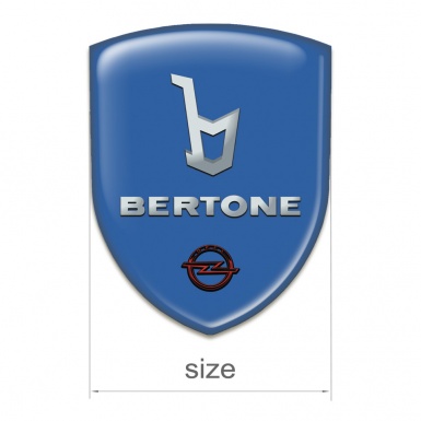 Opel Silicone Badge Blue Base Bertone Edition 