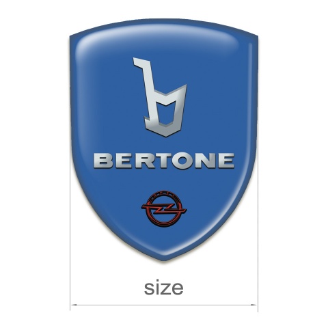 Opel Silicone Badge Blue Base Bertone Edition 