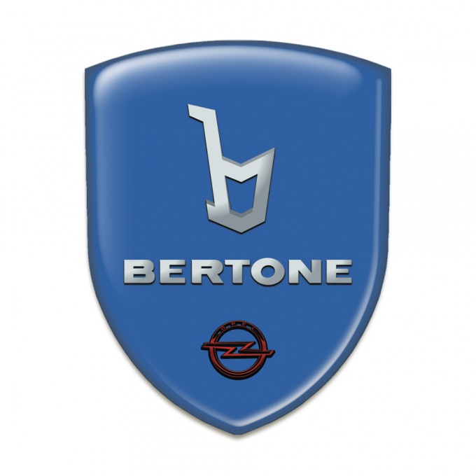 Opel Silicone Badge Blue Base Bertone Edition 