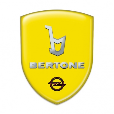 Opel Silicone Badge Yellow Base Bertone edition 