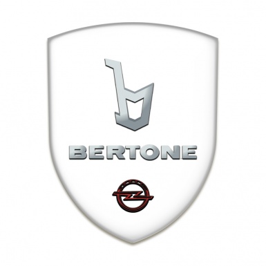 Opel Auto Emblem White Base Bertone Edition 