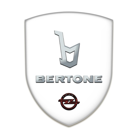 Opel Auto Emblem White Base Bertone Edition 