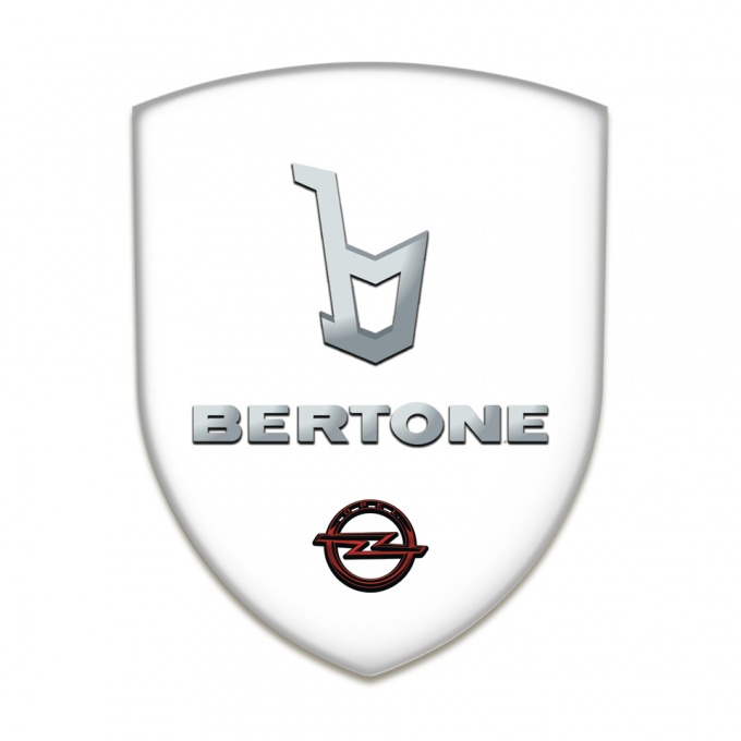 Opel Auto Emblem White Base Bertone Edition 