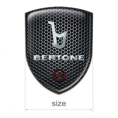 Opel Bertone Tuning Emblem Perforated Steel Design 