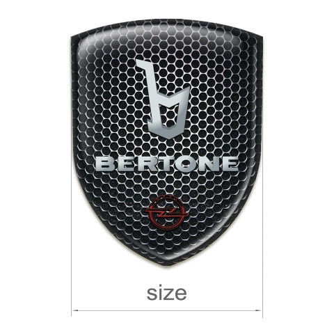 Opel Bertone Tuning Emblem Perforated Steel Design 