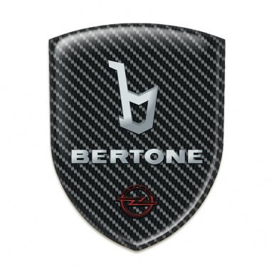 Opel Bertone Tuning Emblem Black Carbon Design 