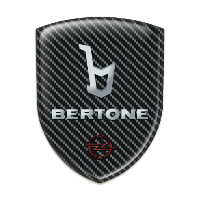 Opel Bertone Tuning Emblem Black Carbon Design 