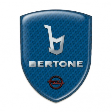 Opel Bertone Tuning Emblem Navy Blue Carbon Design 