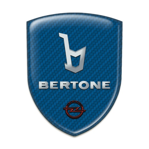 Opel Bertone Tuning Emblem Navy Blue Carbon Design 