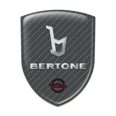 Opel Bertone Self Adhesive Emblem Logo Carbon Version 