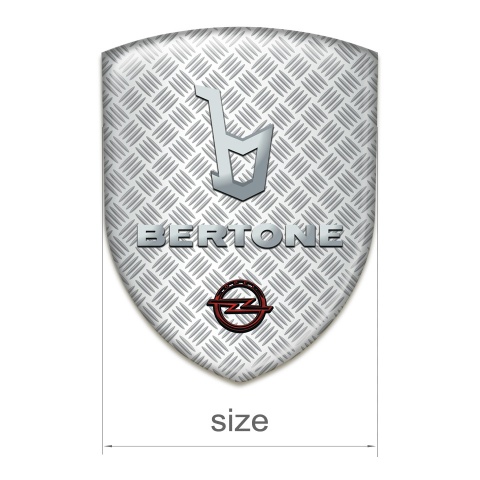 Opel Bertone Domed Emblem Grid effect Version 