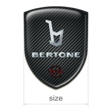 Opel Bertone Silicone Emblem Black Fibers Version 