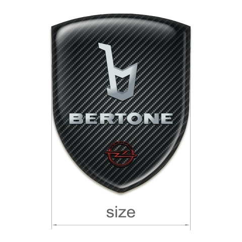 Opel Bertone Silicone Emblem Black Fibers Version 