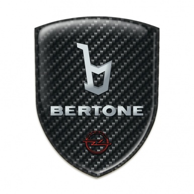 Opel Bertone 3D Gel Emblem Dark Carbon Version 
