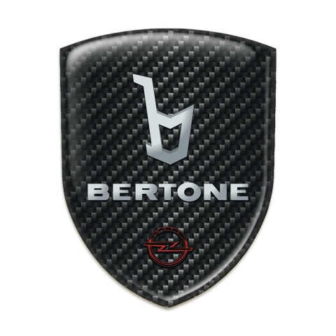 Opel Bertone 3D Gel Emblem Dark Carbon Version 