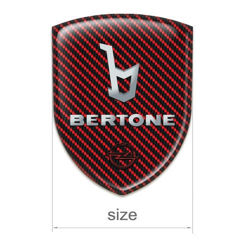 Opel Bertone Emblem Exterior Red Carbon Version 