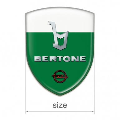 Opel  Bertone Car Accessories Badge Green White Version 
