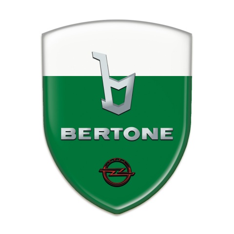 Opel  Bertone Car Accessories Badge Green White Version 