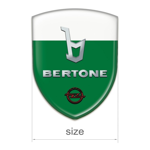Opel  Bertone Car Accessories Badge Green White Version 