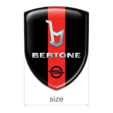 Opel Bertone Silicone Shield Black with Red Ribbon Version 