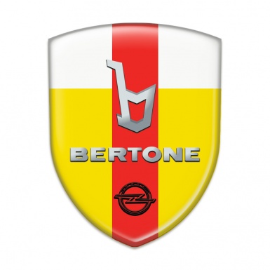 Opel Bertone Emblem Exterior yellow White with Red Ribbon Version