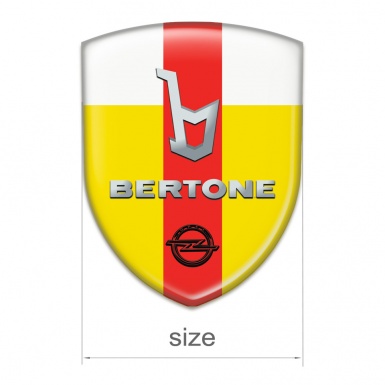 Opel Bertone Emblem Exterior yellow White with Red Ribbon Version