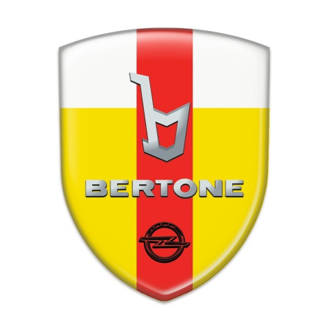 Opel Bertone Emblem Exterior yellow White with Red Ribbon Version