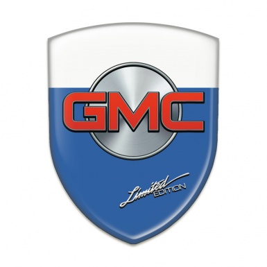 GMC Emblem Interior Blue White Base Limited Edition Style