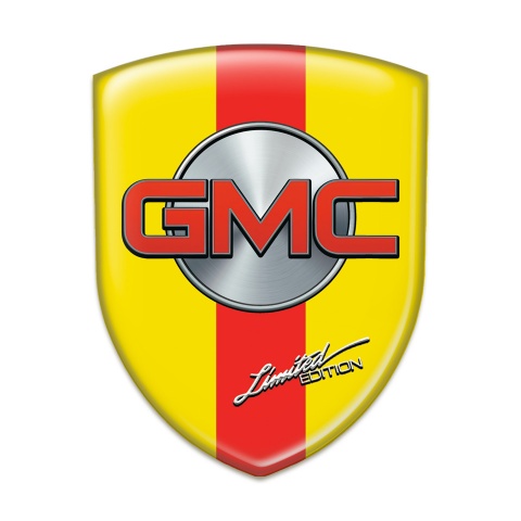 GMC Silicone Shield Yellow with Red Band and Silver Circle Design 