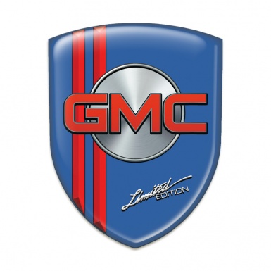GMC Tuning Badge  Blue with Red Lines Base Limited Edition 