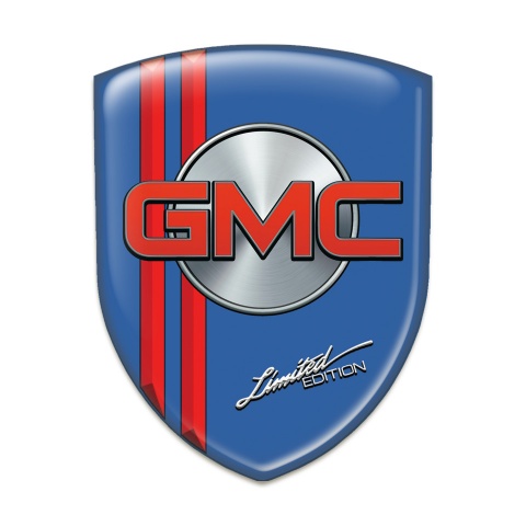 GMC Tuning Badge  Blue with Red Lines Base Limited Edition 