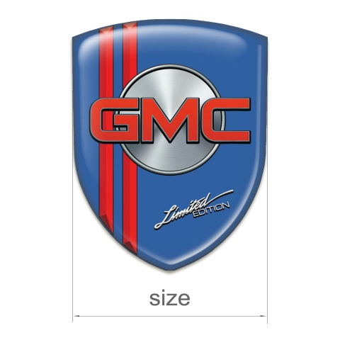 GMC Tuning Badge  Blue with Red Lines Base Limited Edition 