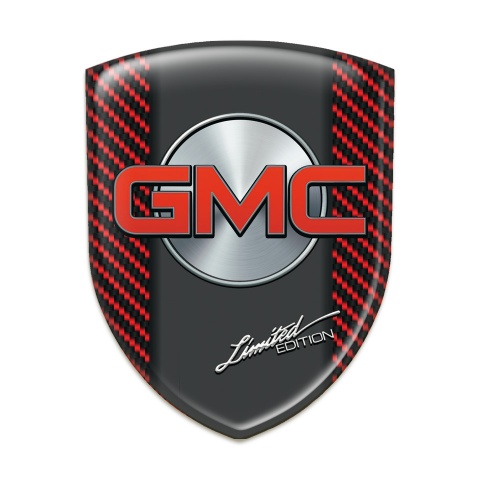 GMC Emblem Interior Stylish Red Carbon Model 