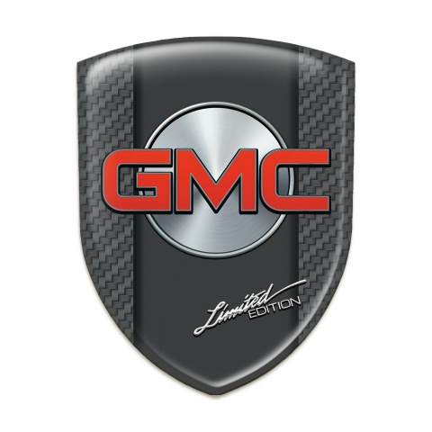 GMC Silicone Car Decal Badge Carbon Design 