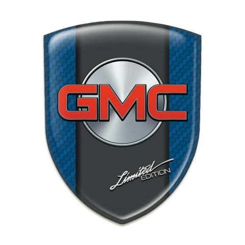 GMC Silicone Badge Navy Blue Carbon Model 
