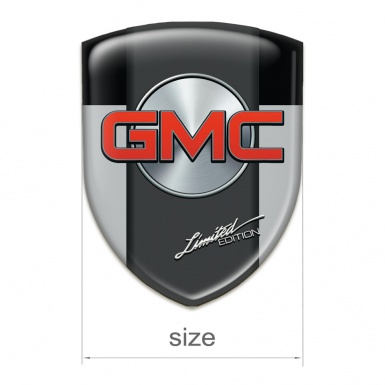 GMC Auto Emblem Grey Black Pattern 