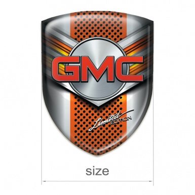 GMC Silicone Badge Grey Copper details Design 