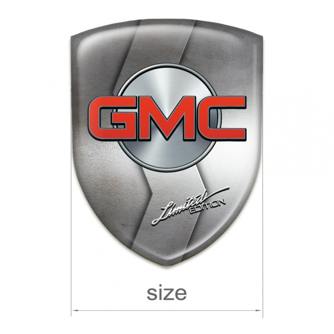 GMC Resin Sticker S Shaped Footprint Design | Domed Emblems | Stickers ...